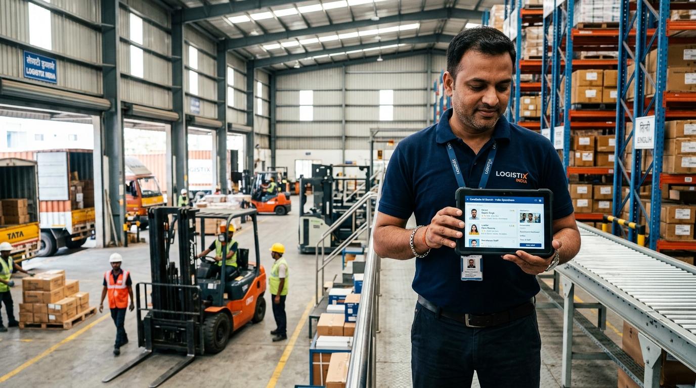 Indian logistics operations manager finding candidates using AI semantic search